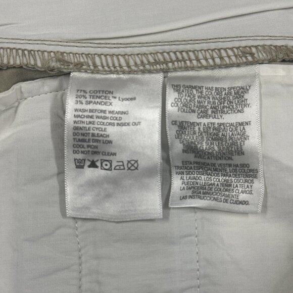 Tommy Bahama Mens Size 30 Khaki Beige Stretch 10” inseam Boracay Chino Shorts - Picture 7 of 7